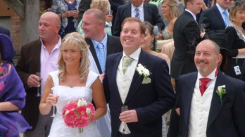 wedding video stills, bride & groom